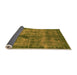 Sideview of Oriental Orange Industrial Rug, urb1093org