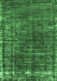 Oriental Emerald Green Industrial Rug, urb1094emgrn