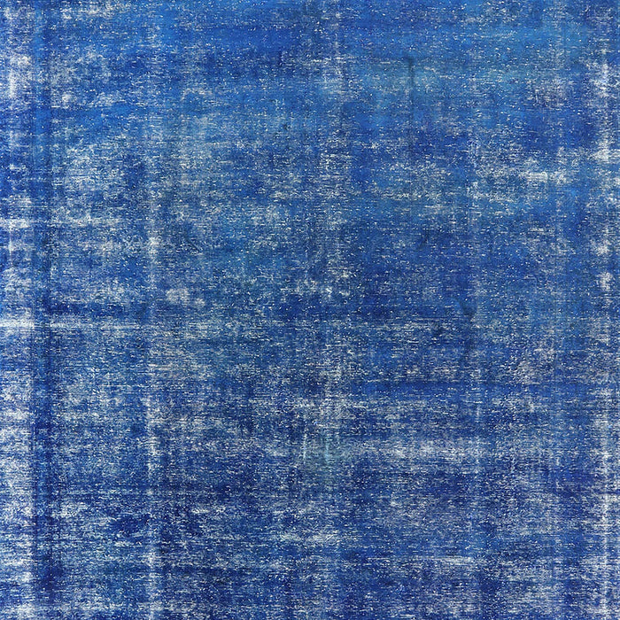 Mid-Century Modern Iceberg Blue Oriental Rug, urb1094