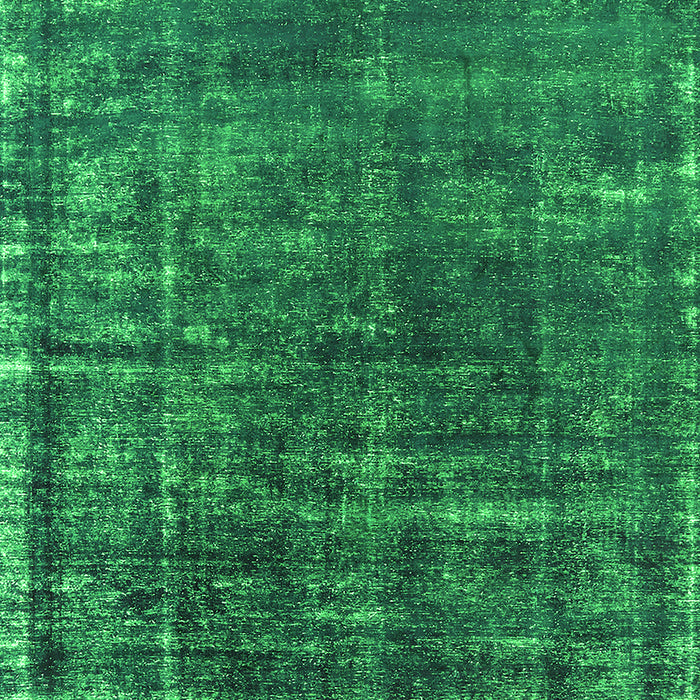 Machine Washable Oriental Green Industrial Area Rugs, wshurb1094grn