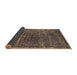 Sideview of Oriental Brown Industrial Rug, urb1094brn