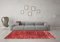 Machine Washable Oriental Red Industrial Rug, wshurb1094red