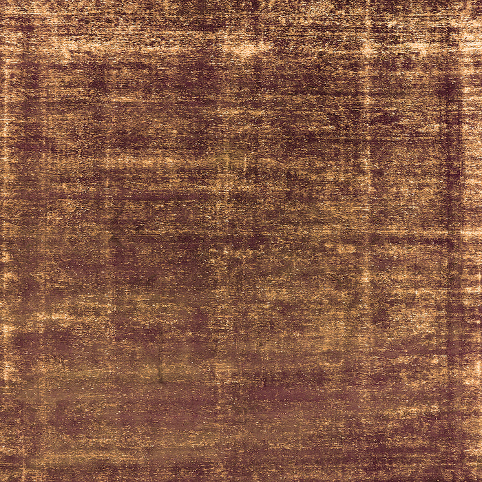 Square Machine Washable Oriental Orange Industrial Area Rugs, wshurb1094org