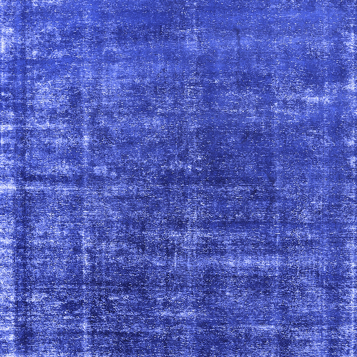 Machine Washable Oriental Blue Industrial Rug, wshurb1094blu