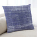 Lifestyle Image of Mid-Century Modern Urban Square Sapphire Blue Throw Pillow, 18 inch by 18 inch, pwurb1095