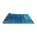 Sideview of Oriental Light Blue Industrial Rug, urb1095lblu