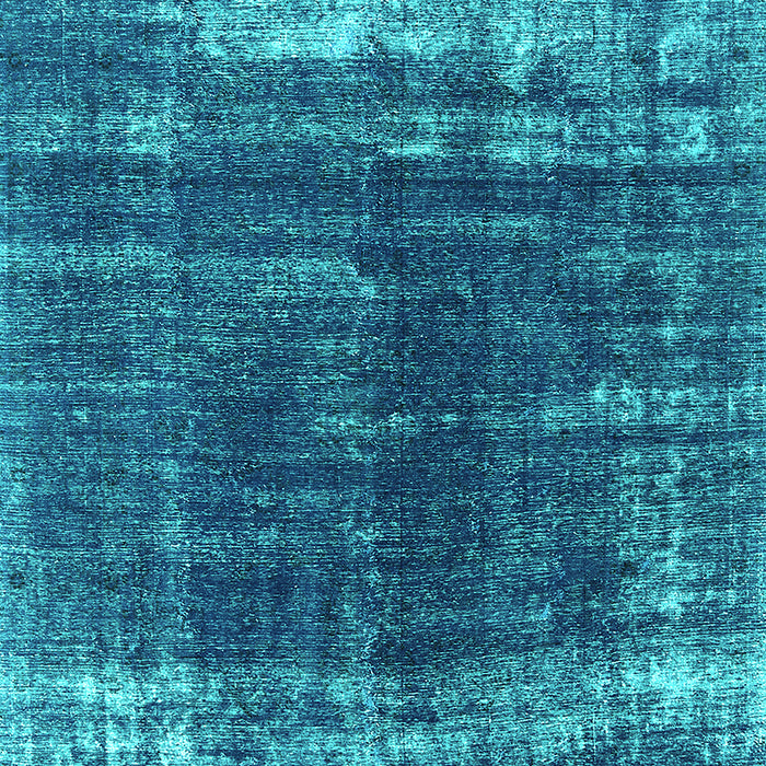 Machine Washable Oriental Turquoise Industrial Area Rugs, wshurb1095turq