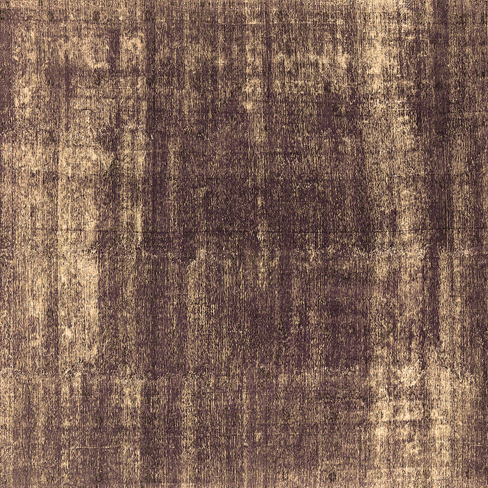 Square Oriental Brown Industrial Rug, urb1095brn