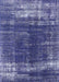 Mid-Century Modern Sapphire Blue Oriental Rug, urb1095