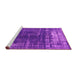 Sideview of Machine Washable Oriental Pink Industrial Rug, wshurb1095pnk