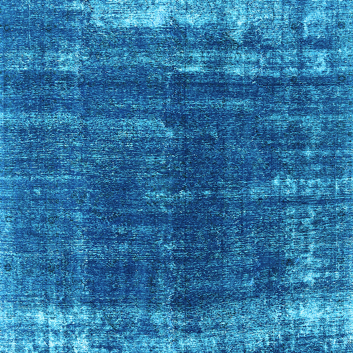 Machine Washable Oriental Light Blue Industrial Rug, wshurb1095lblu