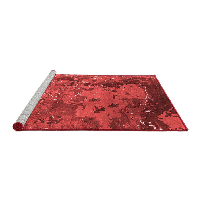 Industrial Red Washable Rugs