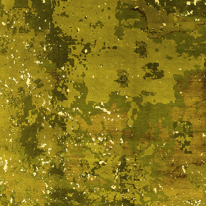 Oriental Yellow Industrial Rug, urb1096yw