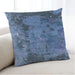Lifestyle Image of Mid-Century Modern Urban Square Blue Throw Pillow, 18 inch by 18 inch, pwurb1096