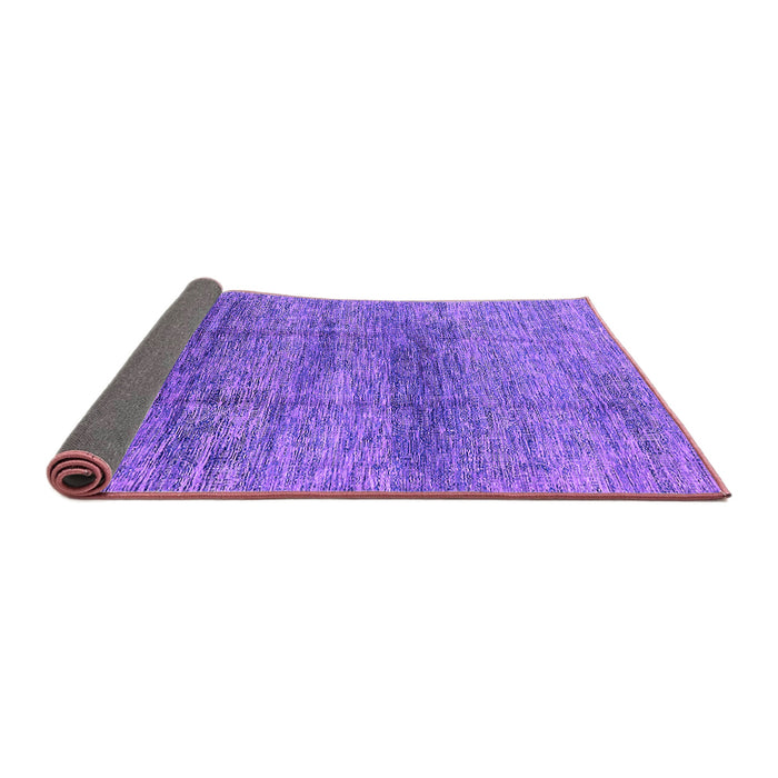 Sideview of Oriental Purple Industrial Rug, urb1097pur