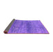 Sideview of Oriental Purple Industrial Rug, urb1097pur