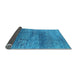 Sideview of Oriental Light Blue Industrial Rug, urb1097lblu