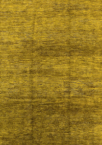 Oriental Yellow Industrial Rug, urb1097yw