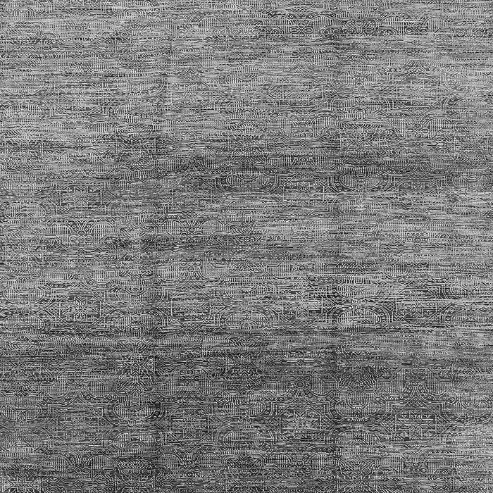 Square Oriental Gray Industrial Rug, urb1097gry