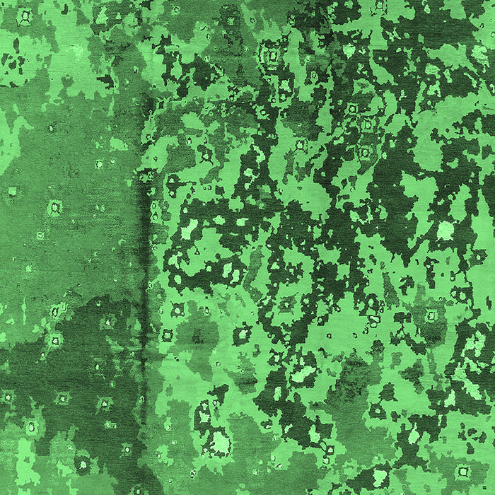 Oriental Emerald Green Industrial Rug, urb1098emgrn