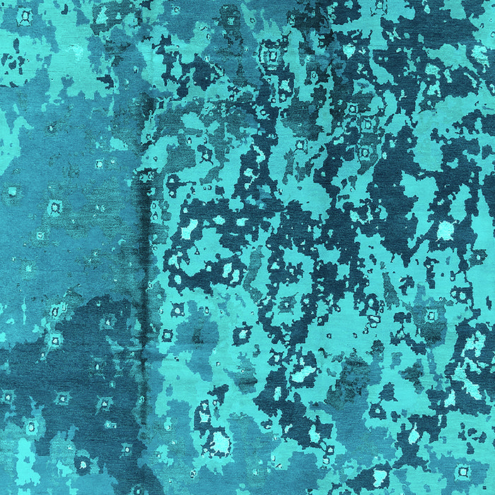 Oriental Turquoise Industrial Rug, urb1098turq