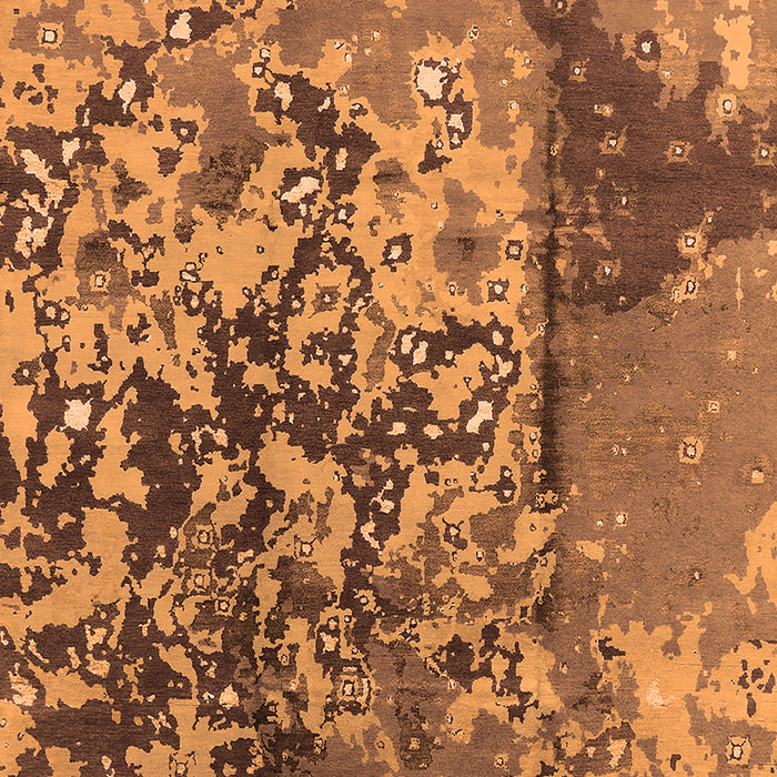 Oriental Orange Industrial Rug, urb1098org