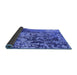 Sideview of Oriental Blue Industrial Rug, urb1098blu