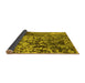 Sideview of Oriental Yellow Industrial Rug, urb1098yw