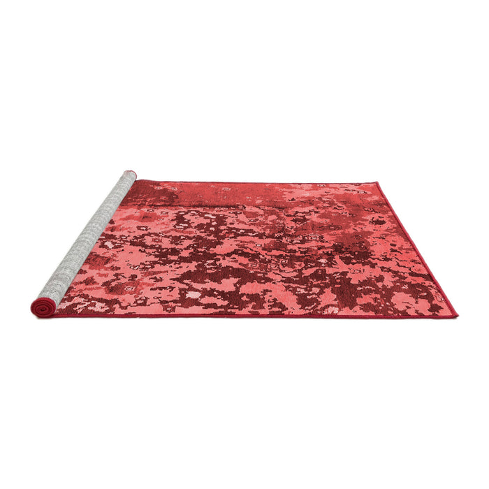 Industrial Red Washable Rugs