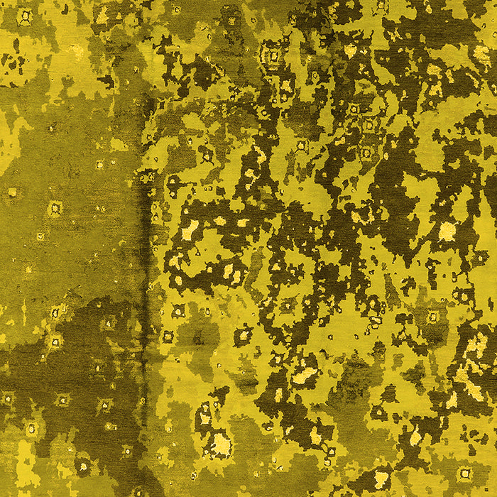 Oriental Yellow Industrial Rug, urb1098yw