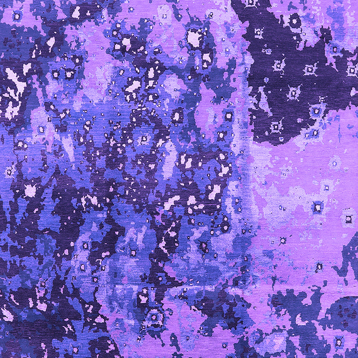 Machine Washable Oriental Purple Industrial Area Rugs, wshurb1099pur