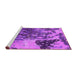 Sideview of Machine Washable Oriental Pink Industrial Rug, wshurb1099pnk