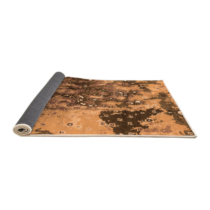 Sideview of Oriental Orange Industrial Rug, urb1099org