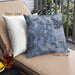 Front View of Mid-Century Modern Urban Square Columbia Blue Throw Pillow, 18 inch by 18 inch, pwurb1099