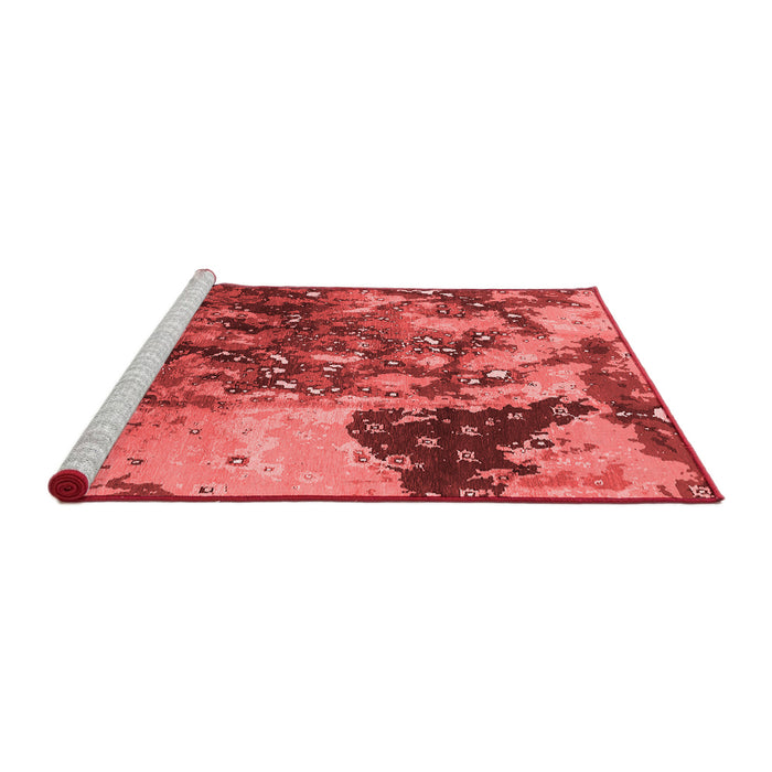 Industrial Red Washable Rugs