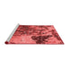 Industrial Red Washable Rugs