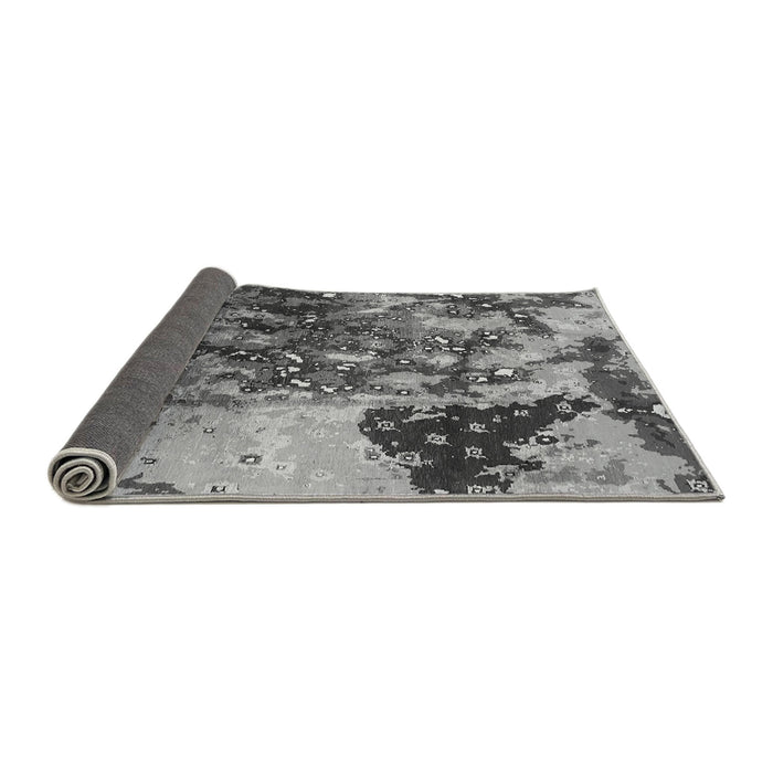 Sideview of Oriental Gray Industrial Rug, urb1099gry