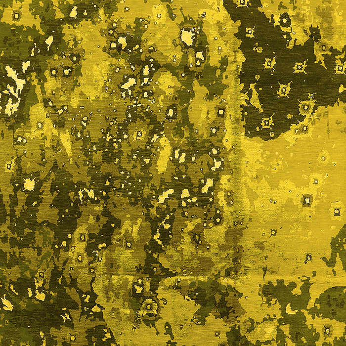 Oriental Yellow Industrial Rug, urb1099yw