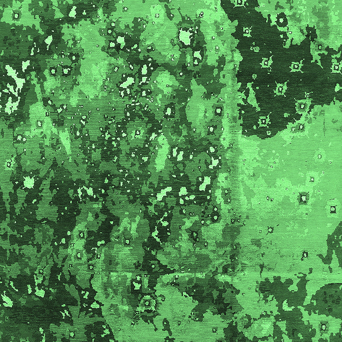 Oriental Emerald Green Industrial Rug, urb1099emgrn