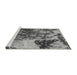 Sideview of Machine Washable Oriental Gray Industrial Rug, wshurb1099gry