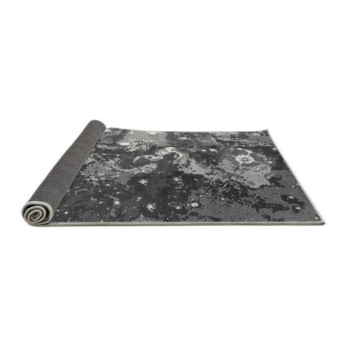 Sideview of Oriental Gray Industrial Rug, urb1100gry