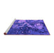 Sideview of Machine Washable Oriental Purple Industrial Area Rugs, wshurb1100pur