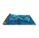 Sideview of Oriental Light Blue Industrial Rug, urb1100lblu