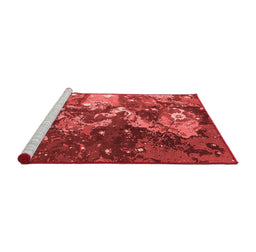 Industrial Red Washable Rugs