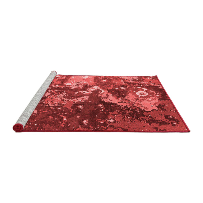 Industrial Red Washable Rugs