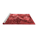 Industrial Red Washable Rugs