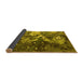 Sideview of Oriental Yellow Industrial Rug, urb1100yw