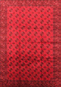 Oriental Red Industrial Rug, urb1101red