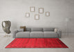 Industrial Red Washable Rugs