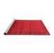 Industrial Red Washable Rugs